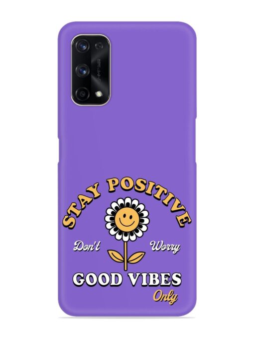 Retro Positive Flower Snap Case for Realme X7 Pro (5G)