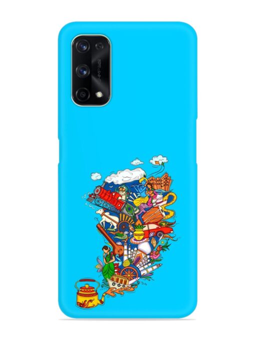 Vector Design Indian Snap Case for Realme X7 Pro (5G)