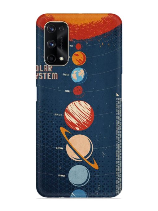 Solar System Vector Snap Case for Realme X7 Pro (5G) Zapvi