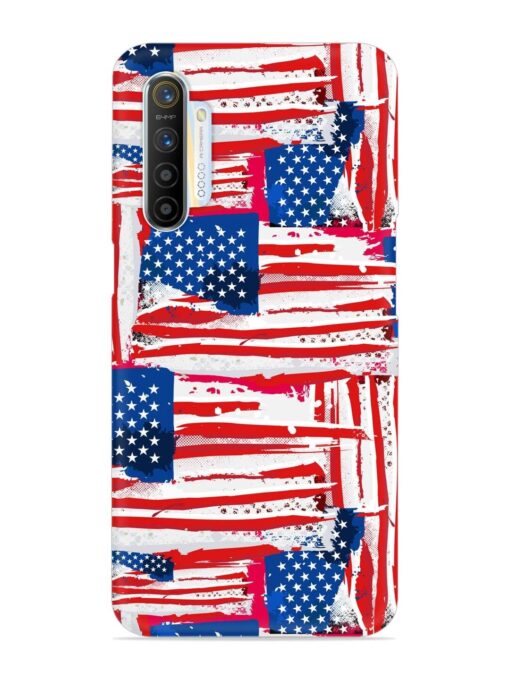 Usa Flag Seamless Snap Case for Realme Xt Zapvi