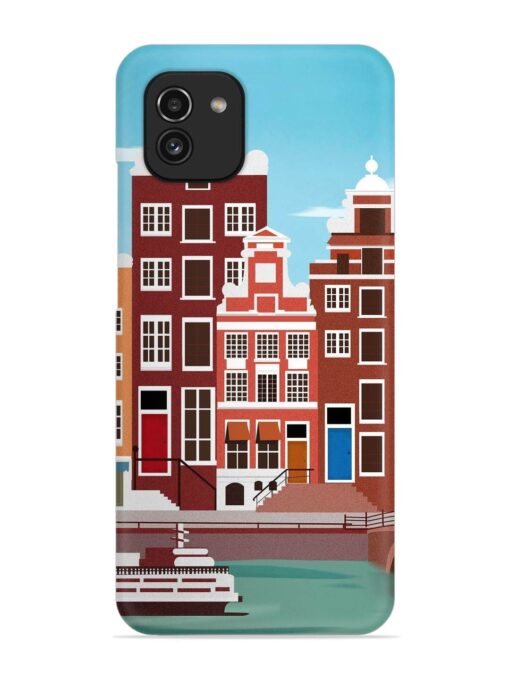 Scenery Architecture Amsterdam Landscape Snap Case for Samsung Galaxy A03 Zapvi