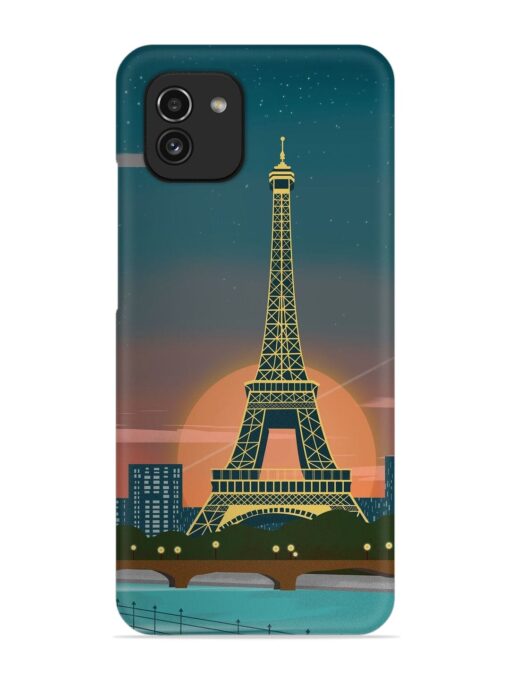 Scenery Architecture France Paris Snap Case for Samsung Galaxy A03 Zapvi