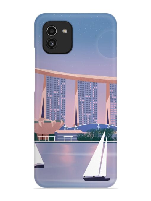 Singapore Scenery Architecture Snap Case for Samsung Galaxy A03 Zapvi