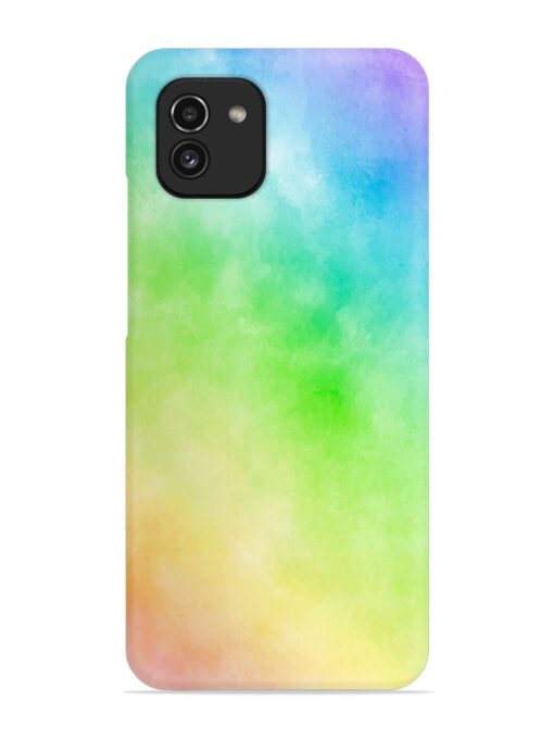 Watercolor Mixture Snap Case for Samsung Galaxy A03