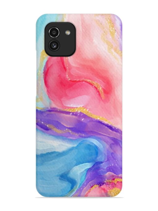 Watercolor Gradient Snap Case for Samsung Galaxy A03