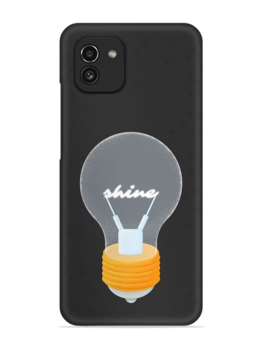 Bulb Background Snap Case for Samsung Galaxy A03