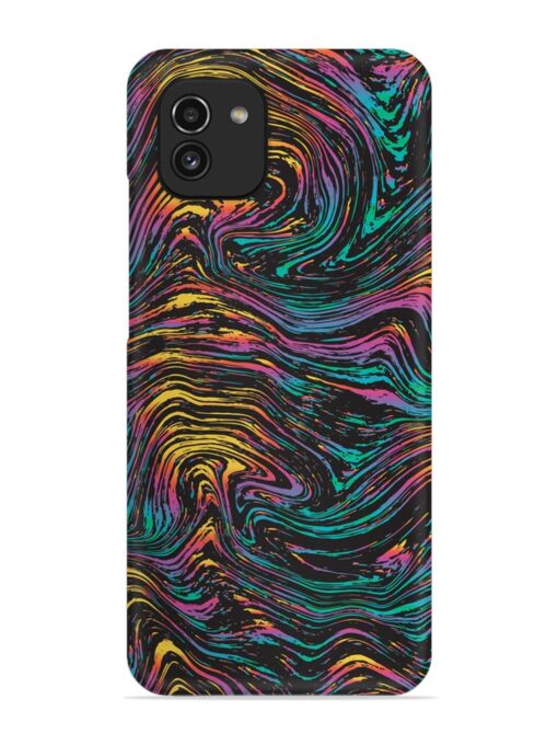 Abstract Liquid Colors Snap Case for Samsung Galaxy A03 Zapvi