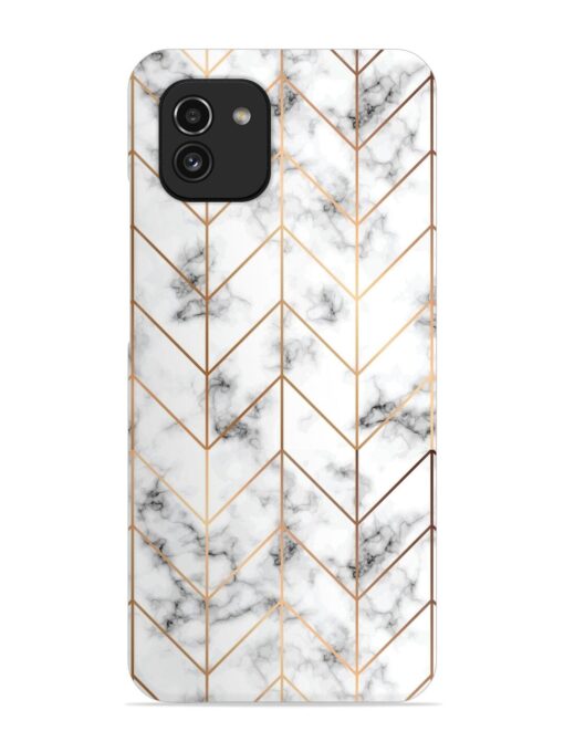 Vector Marble Texture Snap Case for Samsung Galaxy A03 Zapvi