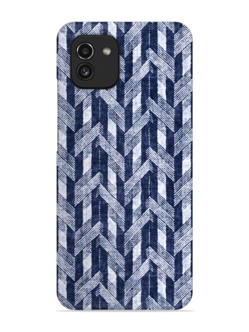 Abstract Herringbone Motif Snap Case for Samsung Galaxy A03 Zapvi