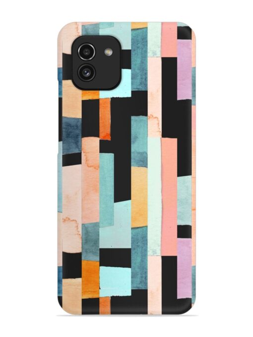 Geometric Seamless Pattern Snap Case for Samsung Galaxy A03 Zapvi