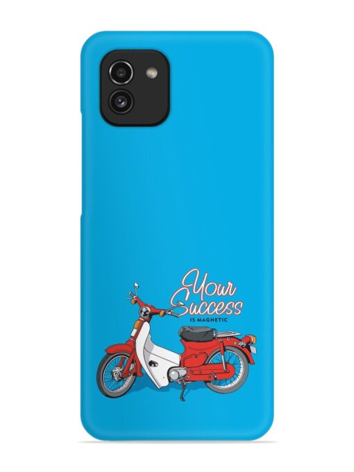 Motorcycles Image Vector Snap Case for Samsung Galaxy A03