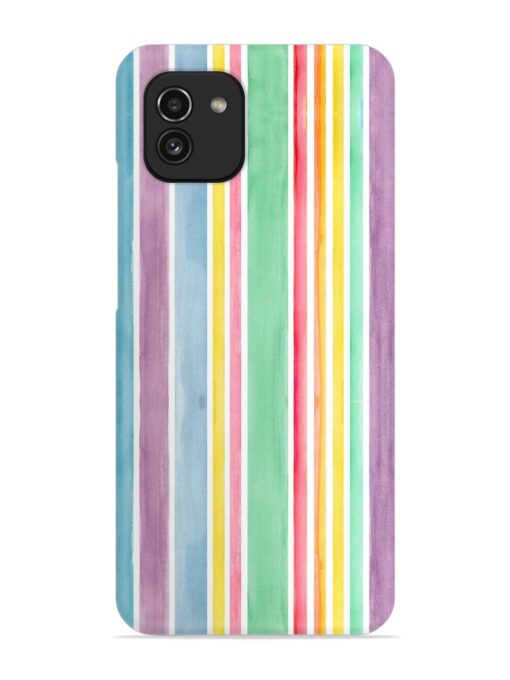 Hand Drawn Watercolor Snap Case for Samsung Galaxy A03