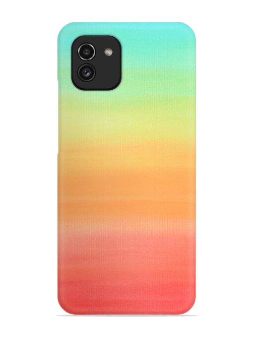 Background Sky Watercolor Snap Case for Samsung Galaxy A03 Zapvi