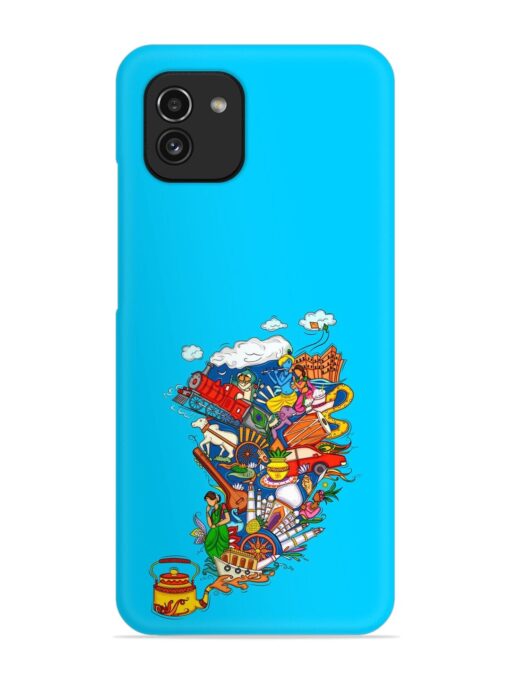 Vector Design Indian Snap Case for Samsung Galaxy A03 Zapvi