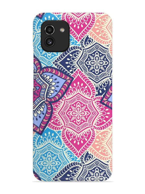 Ethnic Floral Seamless Snap Case for Samsung Galaxy A03