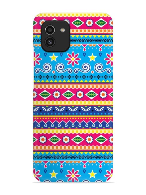 Indian Seamless Snap Case for Samsung Galaxy A03 Zapvi