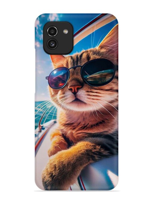 Cat In Style Snap Case for Samsung Galaxy A03