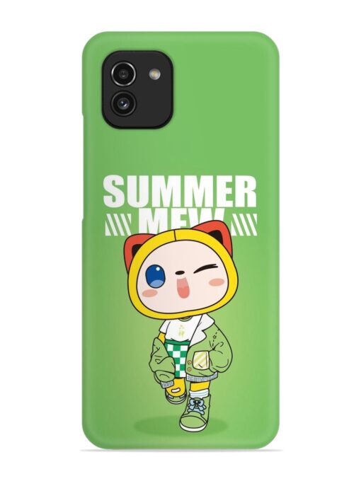 Summer Mew Snap Case for Samsung Galaxy A03