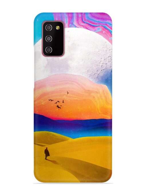 Sandy Desert Snap Case for Samsung Galaxy A03S Zapvi