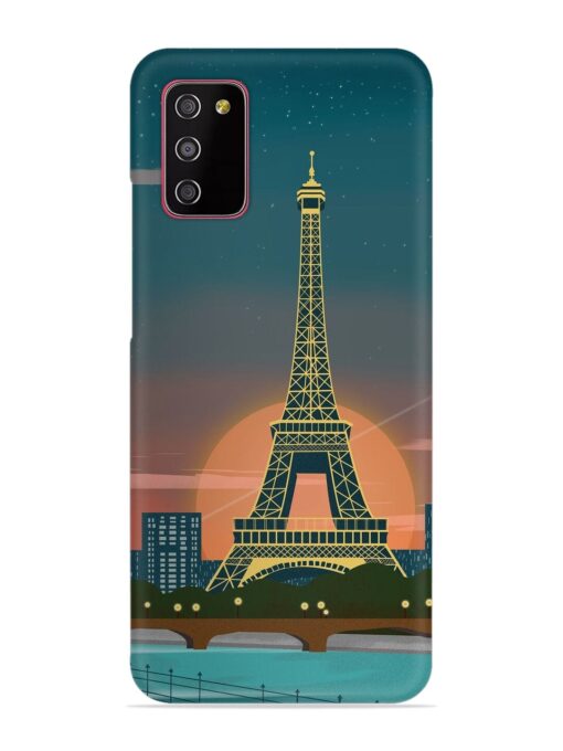 Scenery Architecture France Paris Snap Case for Samsung Galaxy A03S Zapvi