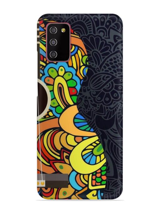 Guitar Vector Art Snap Case for Samsung Galaxy A03S Zapvi