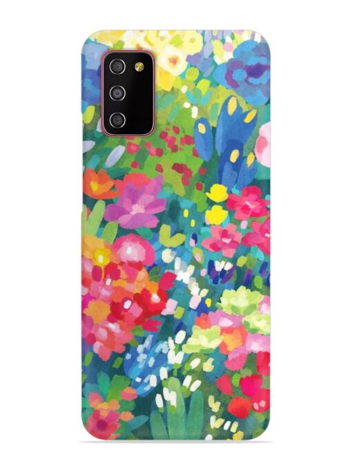 Watercolor Flower Art Snap Case for Samsung Galaxy A03S Zapvi