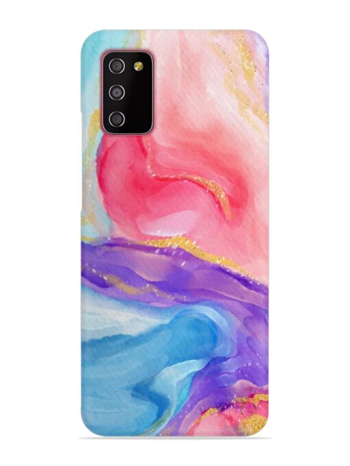 Watercolor Gradient Snap Case for Samsung Galaxy A03S