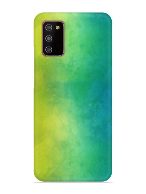 Yellow Green Gradient Snap Case for Samsung Galaxy A03S