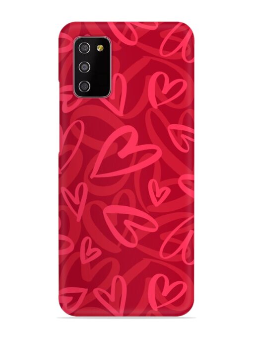 Seamless Romantic Pattern Snap Case for Samsung Galaxy A03S Zapvi