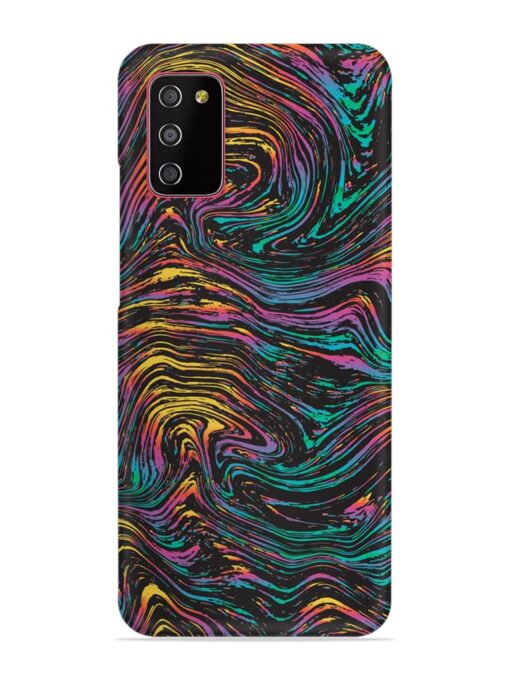 Abstract Liquid Colors Snap Case for Samsung Galaxy A03S Zapvi