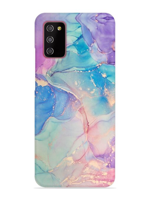 Alcohol Ink Colors Snap Case for Samsung Galaxy A03S