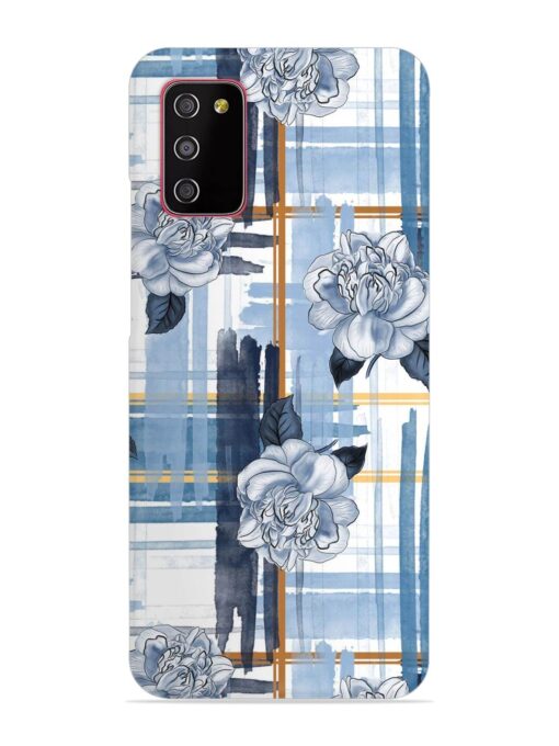 Watercolor Pattern Rose Snap Case for Samsung Galaxy A03S