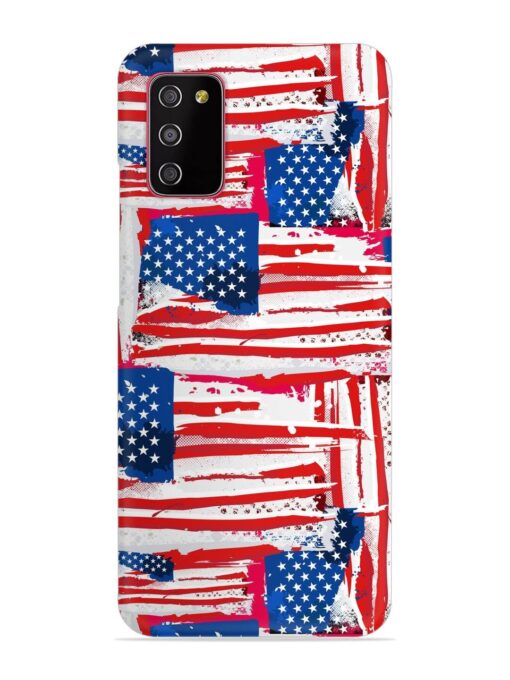 Usa Flag Seamless Snap Case for Samsung Galaxy A03S