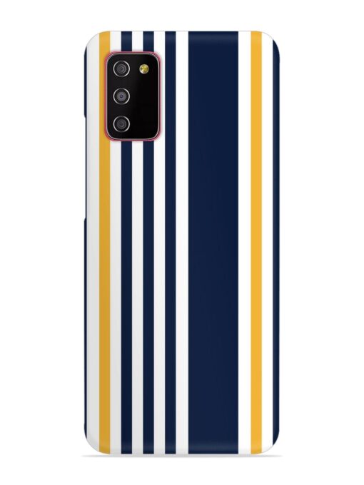 Seamless Stripe Pattern Snap Case for Samsung Galaxy A03S