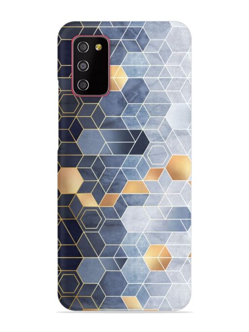 Geometric Abstraction Hexagons Snap Case for Samsung Galaxy A03S