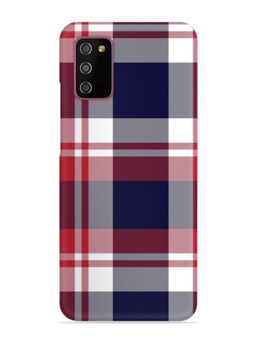 Classic Plaid Tartan Snap Case for Samsung Galaxy A03S Zapvi