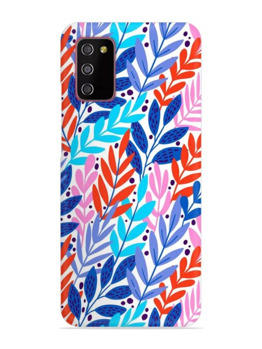 Bright Floral Tropical Snap Case for Samsung Galaxy A03S