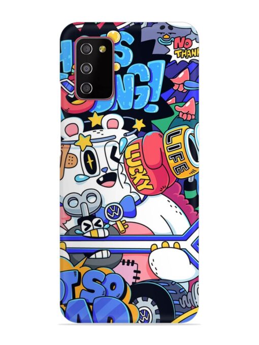 Universal Doodle Snap Case for Samsung Galaxy A03S