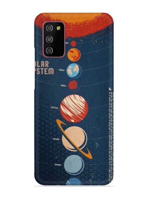 Solar System Vector Snap Case for Samsung Galaxy A03S