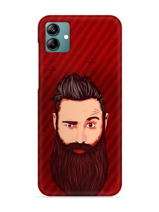 Beardo Man Snap Case for Samsung Galaxy A04 Zapvi