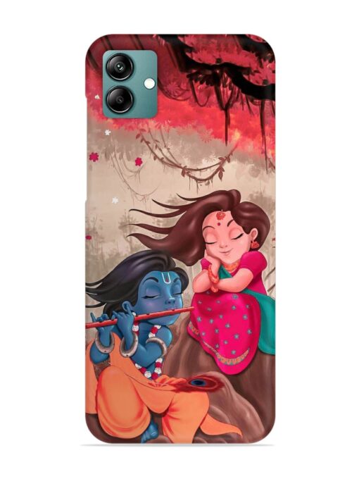 Radhe Krishna Water Art Snap Case for Samsung Galaxy A04