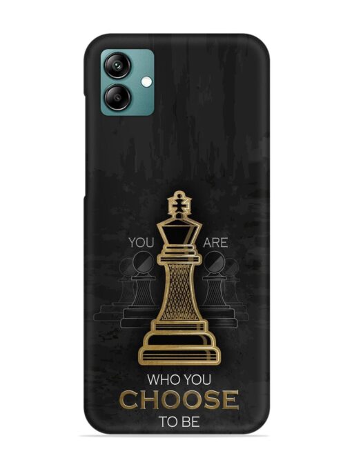 You Are Who Choose To Be Snap Case for Samsung Galaxy A04 Zapvi