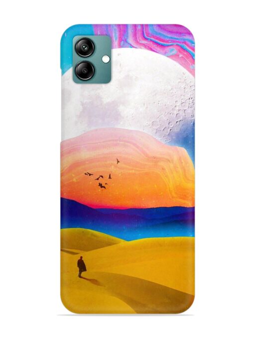 Sandy Desert Snap Case for Samsung Galaxy A04 Zapvi