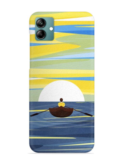 Rowing Person Ferry Paddle Snap Case for Samsung Galaxy A04 Zapvi