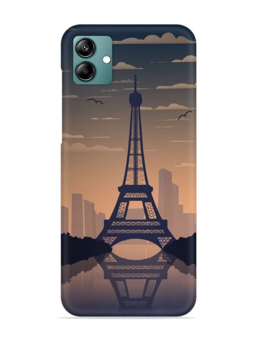 France Paris Eiffel Tower Gradient Snap Case for Samsung Galaxy A04 Zapvi