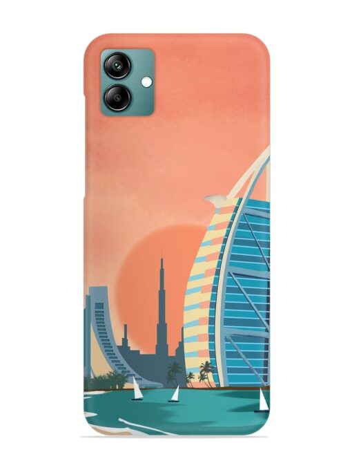 Dubai Architectural Scenery Snap Case for Samsung Galaxy A04 Zapvi