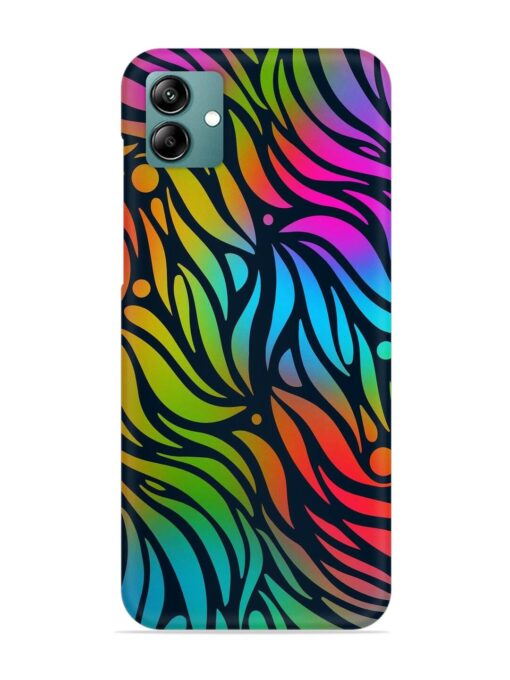 Abstract Leaf Design Snap Case for Samsung Galaxy A04 Zapvi