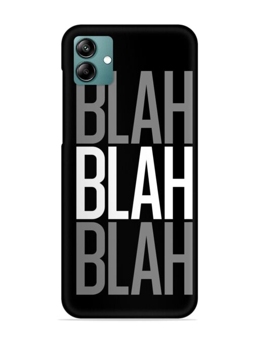 Blah Blah Blah Wallpaper Snap Case for Samsung Galaxy A04