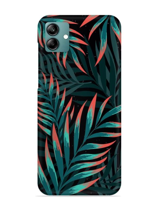 Green Leaf Art Snap Case for Samsung Galaxy A04