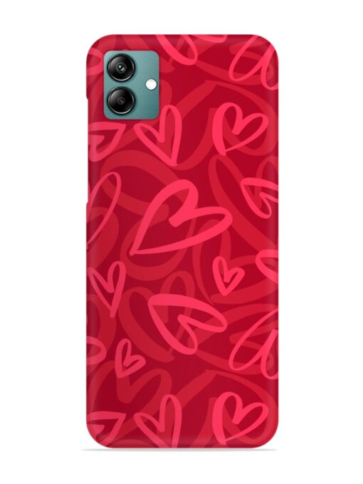 Seamless Romantic Pattern Snap Case for Samsung Galaxy A04